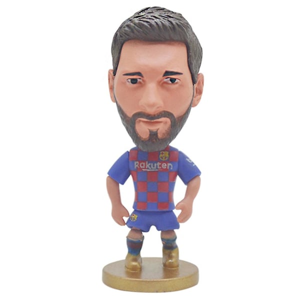 2020 Europamesterskabet Barcelona Club Messi Fodboldspiller Stjerne PVC Dukke Figur Gave