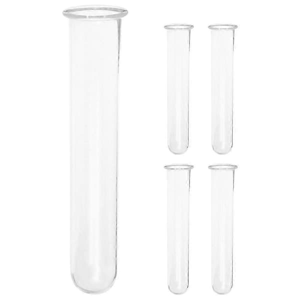 5 st Hydroponics Vas Skrivbordsväxt Terrarium Provrör Transparent Glasprovrör för Växt bra[YJD]