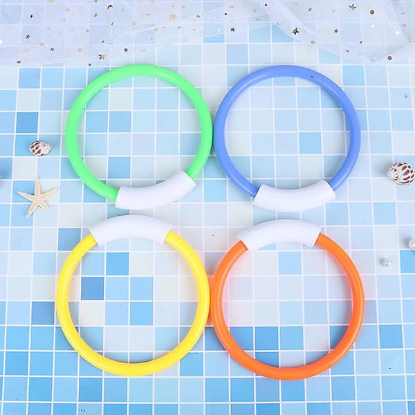 19 st Simbassäng Kasta Dykleksaker Undervattensringar Dykcirkelset[YJD] Multicolor 1set