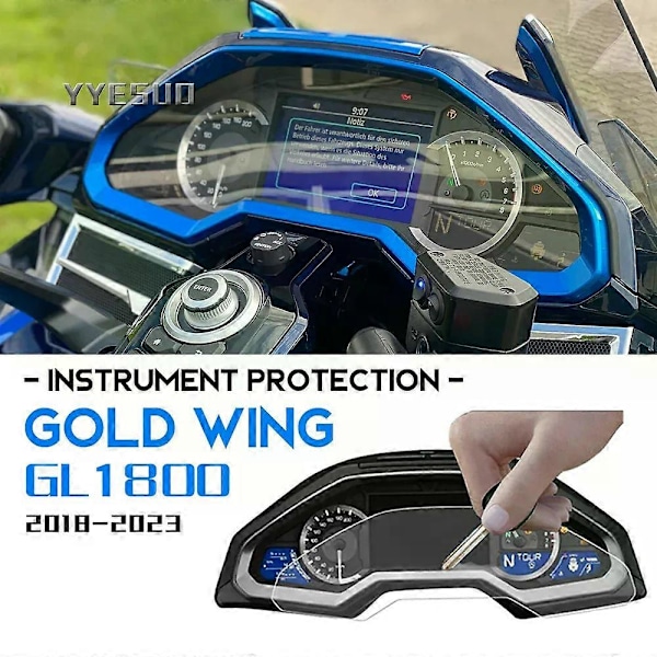 Goldwing 1800 Skärmskydd för Instrumentbräda till Honda Gold Wing GL1800 Tillbehör TPU Instrumentfilm Goldwing1800 Retrofit Del [YJD] 1 set
