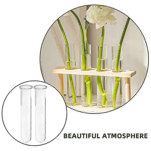 5 st Hydroponics Vas Skrivbordsväxt Terrarium Provrör Transparent Glasprovrör för Växt bra[YJD]