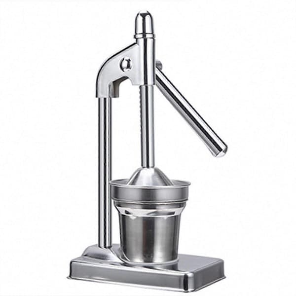 Kraftig manuell citruspress handpress för citron apelsin limefrukter grönsaker pressning[YJD] Silver