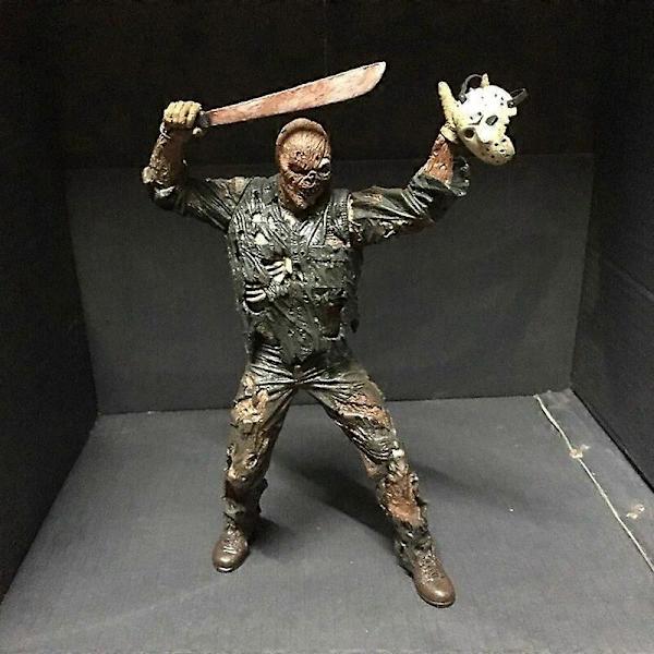 Anime NECA Halloween Michael Myers Jason Voorhees Del 7 Blod Actionfigur 17cm Samling Modell Leksaker Presenter Michael NO BOX