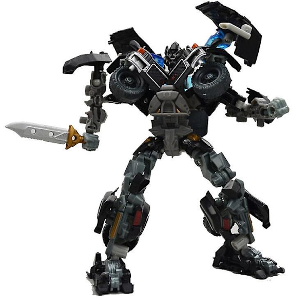 Transformer Legetøj Optimus Prime Bumblebee Iron Skin Megatron Starscream Ko Version Action Figur Figur - Konverteret Legetøjsbil (farve: Iron Skin)  (YJD)