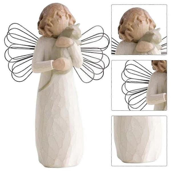 Sufanisk Håpets Engel 15 cm Hjemmedekorasjon Resin Figur & Pyntegjenstand [YJD] A