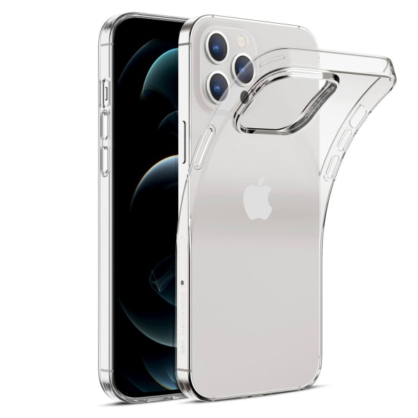 Silikonskal för iPhone 12 PRO MAX Transparent Transparent