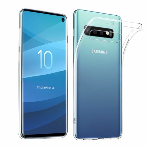 Genomskinlig Silikon Skal för Galaxy S10