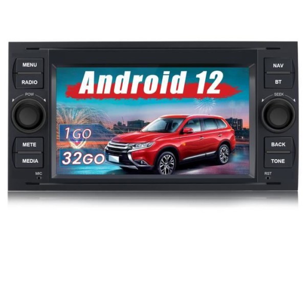 Awesafe Android bilradio för Ford Focus 2 DIN 7 tums pekskärm USB/WiFi/FM RDS