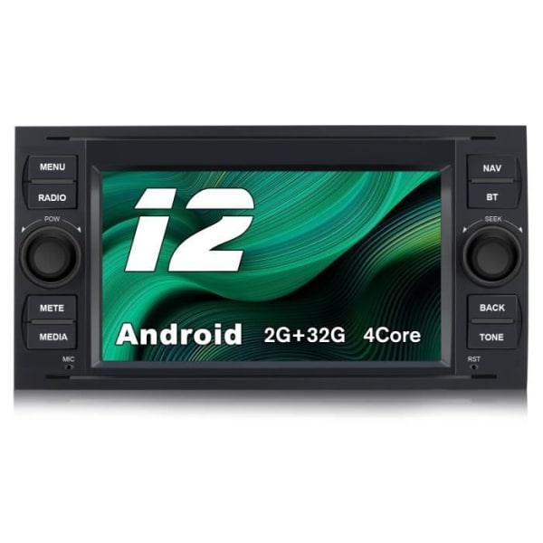 AWESAFE Android bilradio för Ford Focus 2Din 7 tums pekskärm USB/WiFi/FM RDS