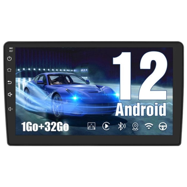 AWESAFE Android 12 bilradio för Peugeot 407 (2004-2008) 1GB + 32GB 9'' pekskärm med Carplay GPS Android Auto FM