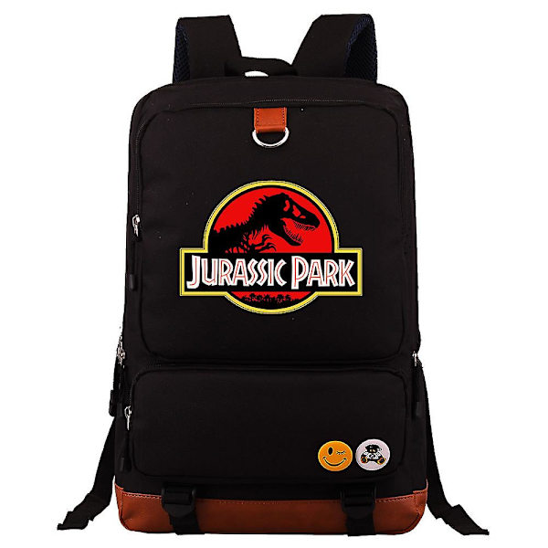 Jurassic Park Dinosaurie Mönster Ryggsäck Ungdom Student Skola Väska Hög Kapacitet Resväska Ryggsäck 9