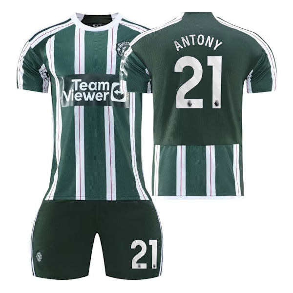 Manchester United bortaställ 23/24 21 ANTONY Sarl 21 ANTONY XXL