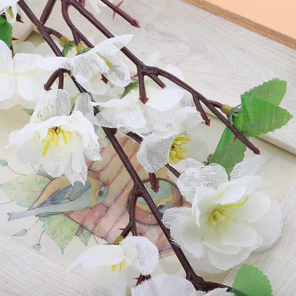10st 65cm Konstgjorda Blommor Persikoblommor Simulering Blomma för Bröllopsdekoration Heminredning