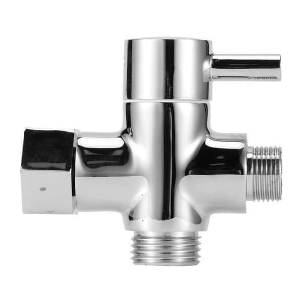 3-veis omskifterventil, baderomsdusjdeler, hånddusj, fast dusjhode, 3/8 vannseparator.