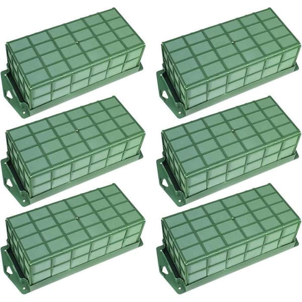 Blomsterskum - 6 blokker - Rektangulær - Grønn - Vannabsorberende - Bryllupsarrangement