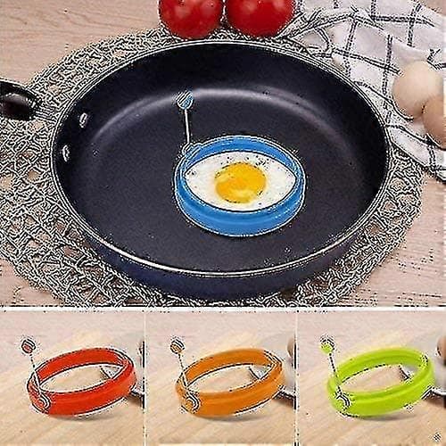 Silikon-eggeringer, 10,2 cm, matsikker, non-stick-belagt, stekte egg, pannekaker