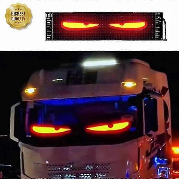 Lastbilsspecifik Devil's Eye Led-skärm Bilöga Lastbils-Led 9.2cm*37.4cm