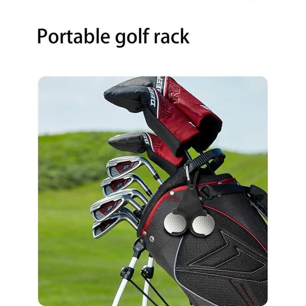Golfboldholder med klips, golftilbehør, golfboldbærere, golfboldholdere, golfboldklips
