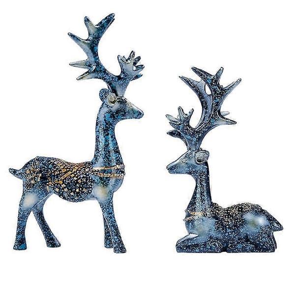 2 stk. hjortefigur bilpynt