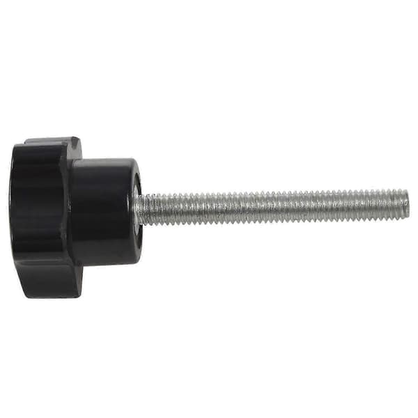 6 stk M6 x 50 mm låsende stjerneformet plasthode med utvendig gjengeknottgrep