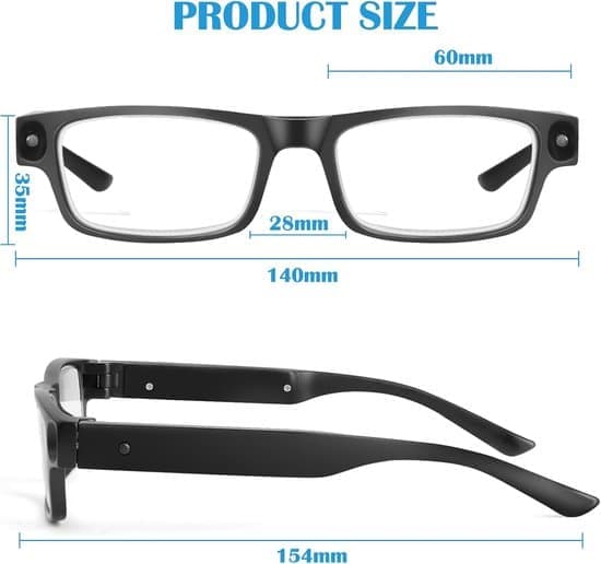 Forstørrelsesglass 300 % forstørrelse LED USB-lading Lesing Håndverk Bærbar Eldre [Ho]