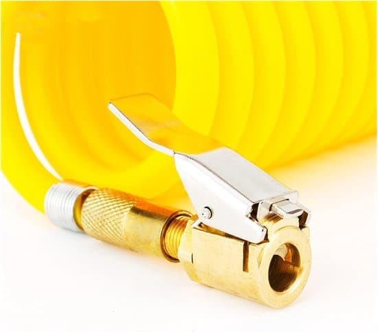 Ventilklämma - Bildäcksventilpump - Bilmässing - 8mm - Däckpump - Anslutning - Biltillbehör - 1st Mässingsdäcksventil Luftpumpklämma, Däckluftklämma [Ho]