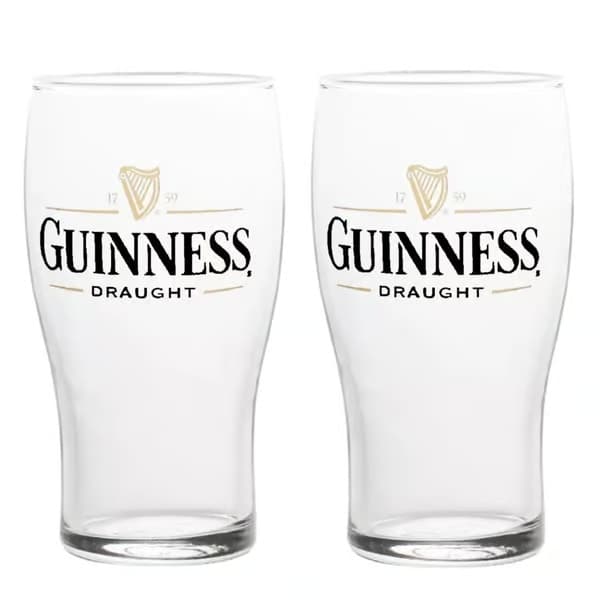 2 Guinness Pintglas