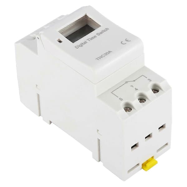 THC 30A Digital Timerbryter Programmerbar Elektronisk Tidskontrollbryter (220V)