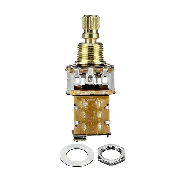 Gitarr Tryckknappsbrytare A250K B250K A500K B500K Push Pull Potentiometer Gitarr Volym Tonbrytare Dragknappsbrytare short game A500