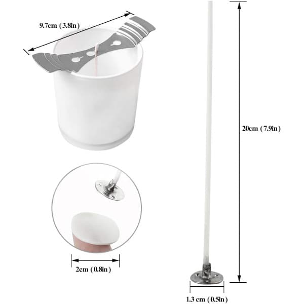 Pakke 5 - DIY-materialer for stearinlysveker