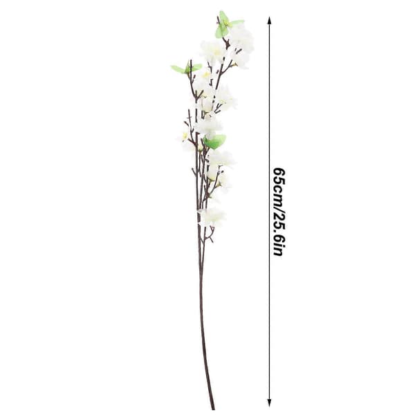 10st 65cm Konstgjorda Blommor Persikoblommor Simulering Blomma för Bröllopsdekoration Heminredning
