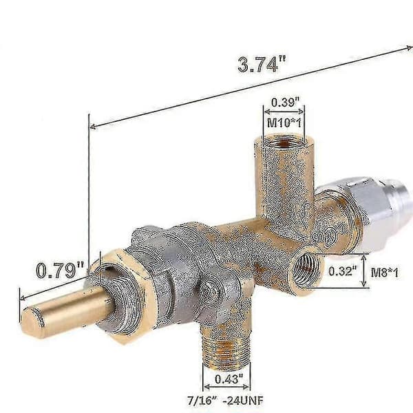 Gas terrassevarmer kontrolventil termoelement sensor dump switch knop propan Lpg Fire Pit Control Sa-h