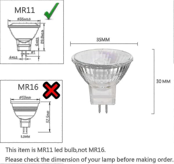 12v 20w Halogenlampor Gu4 Spot Base 2800k Varmvit, Dimbar, 8-pack