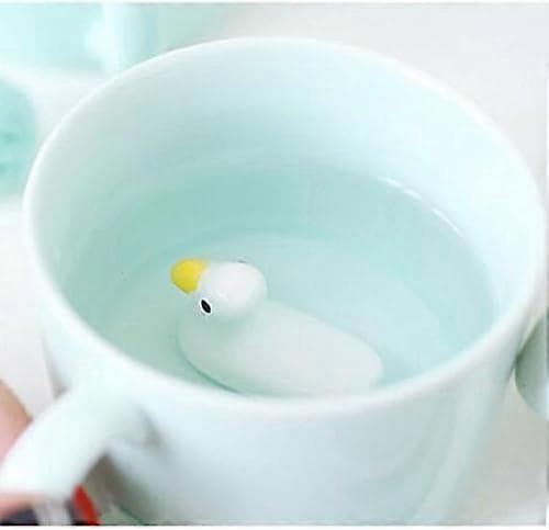Kaffe Melk Te Keramiske Krus - 3D Dyr Morgenkopp Beste Gave til Morgen Drikke, og Bursdager, for Jenter Kvinner Gutter