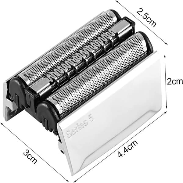 Erstatningsbarberhode for Braun 5-serie, 52S, hvit