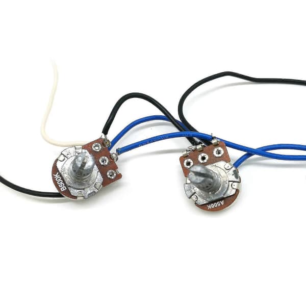 Bas Pickup Kabelhärva Set Förkopplad 4 Strängad Humbucker