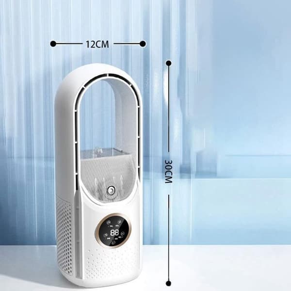 Tornfläktar för sovrum – Smart, tyst golvfläkt, 120° oscillation, 6-hastighetsdesign