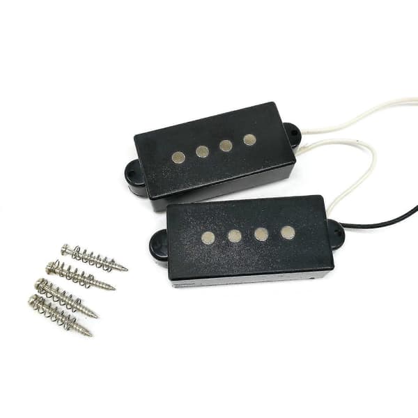 Bas Pickup Kabelhärva Set Förkopplad 4 Strängad Humbucker