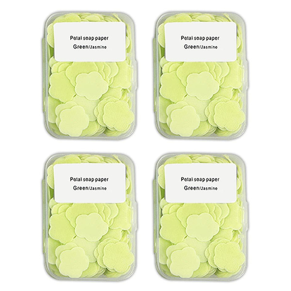 förpackningar med bärbart tvålpapper - Jasmin