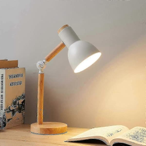 Dekorasjon Bordlampe LED Skrivebordslampe E27 Stue Tre Moderne