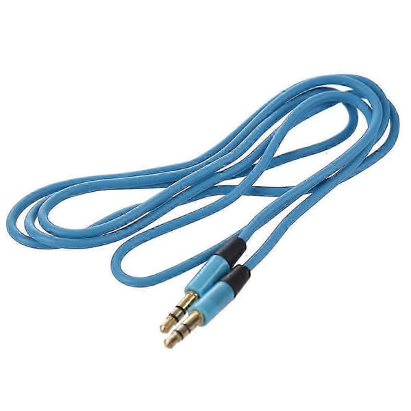 3,5 mm hjælpe-aux han til han stereo lydkabel til pc til MP3-bil (blå)