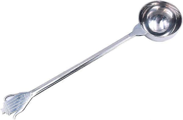 Espresso Kaffe Måleske Rustfrit Stål Kaffe Scoop til Malet Kaffe Te Salt med Presset Bund