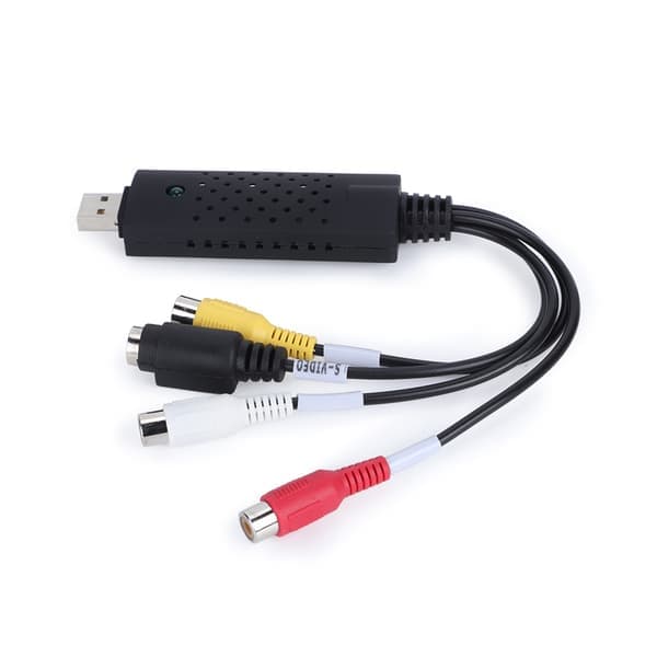 USB 2.0 - 3 RCA Audio SVideo TV DVD VHS RW -kaappausmuunninsovitinkaapeli