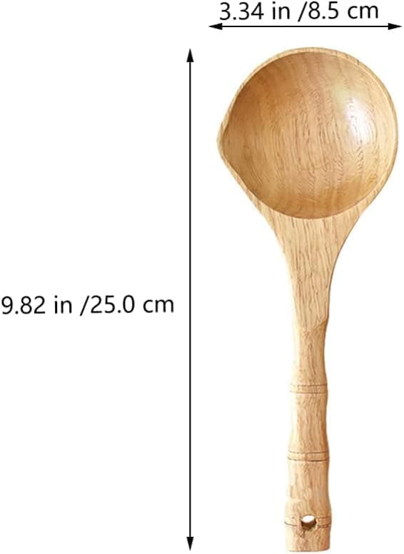 Træøse til sauna, håndlavet scoop, serveringsøse, træske, køkkenøse, dryppende