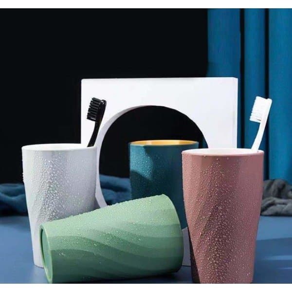 4-pack Tandborstmugg Munvatten Kopp Tandborsthållare Plast