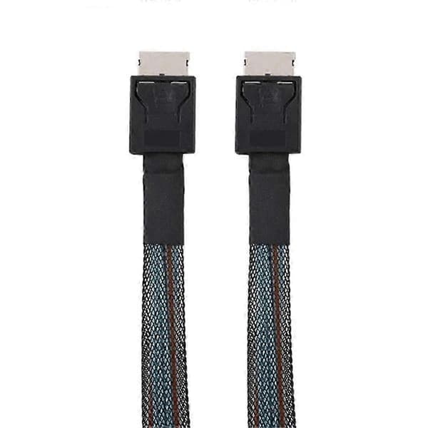 PCIE4.0 MINI SAS Kabel 24Gbps Oculink Dataforlængerkabel SFF-8611 til SFF-8611 Server Dataoverførselslinje (0.5m)