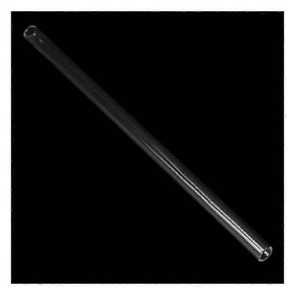 Sugrör i högt borosilikatglas Bröllopsfödelsedagsfest Diameter 8 mm Längd 7 tum