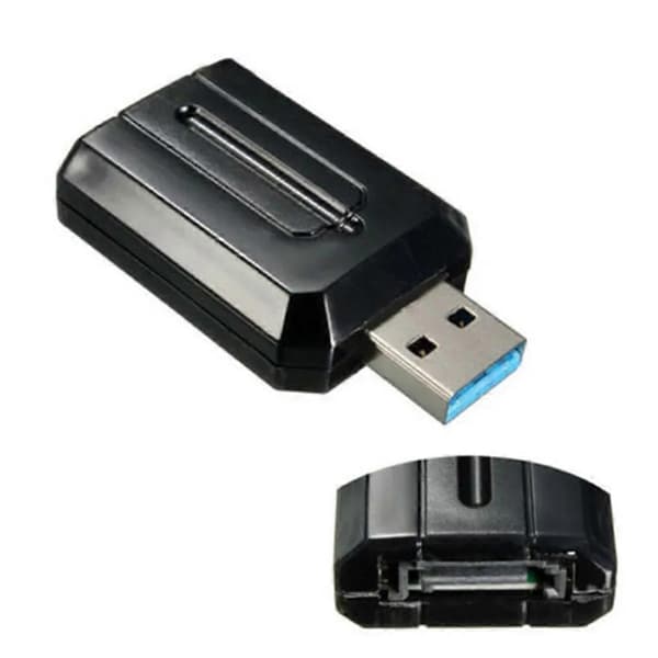 Nopea USB 3.0 - SATA-sovitin Plug and Play -toiminnolla 3Gbps ESATA