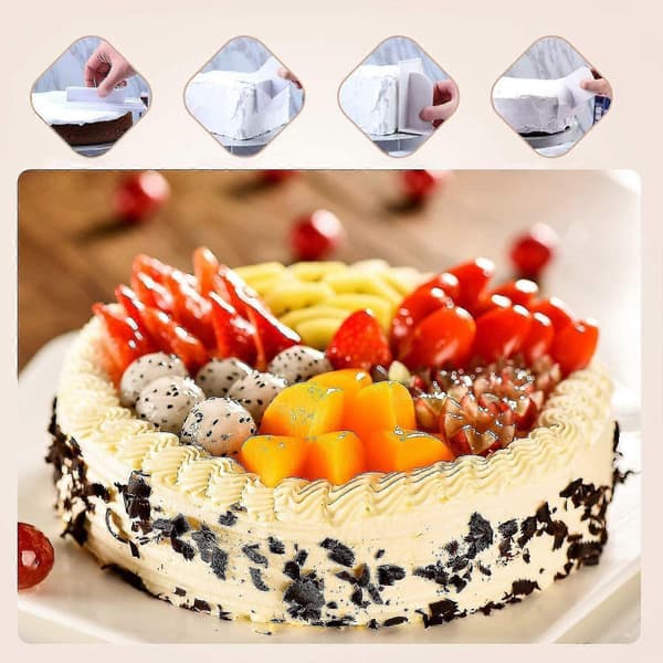Fondantkageudglatter skæreværktøj 6 stk. præger dekoratør efterbehandler værktøj