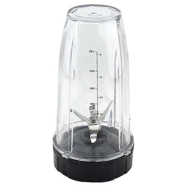 Blender reservedele til Ninja, 2 24Oz kopper med To-Go låg, 7-finsekstraktorblad, til Nutri